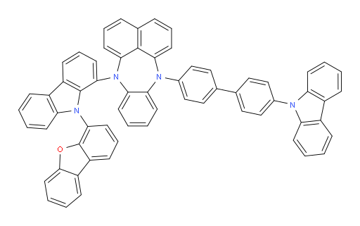 7-(4'-(9H-carbazol-9-yl)-[1,1'-biphenyl]-4-yl)-12-(9-(dibenzo[b,d]furan-4-yl)-9H-carbazol-1-yl)-7,12-dihydrobenzo[b]naphtho[1,8-ef][1,4]diazepine