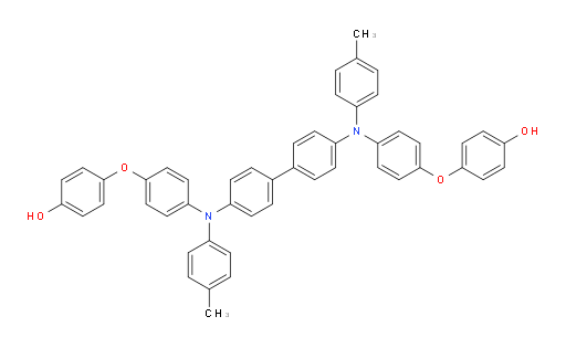 4,4'-((([1,1'-biphenyl]-4,4'-diylbis(p-tolylazanediyl))bis(4,1-phenylene))bis(oxy))diphenol
