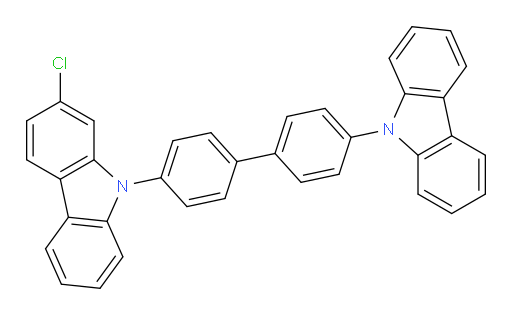 9-(4'-(9H-carbazol-9-yl)-[1,1'-biphenyl]-4-yl)-2-chloro-9H-carbazole