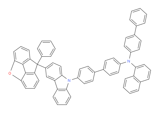 N-([1,1'-biphenyl]-4-yl)-N-(4'-(3-(8-phenyl-8H-fluoreno[4,5-bcd]furan-8-yl)-9H-carbazol-9-yl)-[1,1'-biphenyl]-4-yl)naphthalen-1-amine