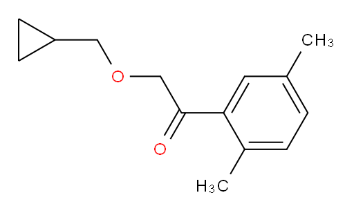 2-(cyclopropylmethoxy)-1-(2,5-dimethylphenyl)ethanone