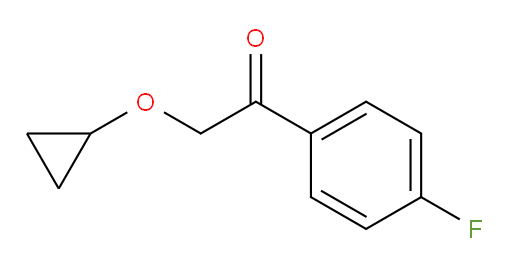 2-cyclopropoxy-1-(4-fluorophenyl)ethanone