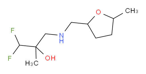 1,1-difluoro-2-methyl-3-(((5-methyltetrahydrofuran-2-yl)methyl)amino)propan-2-ol