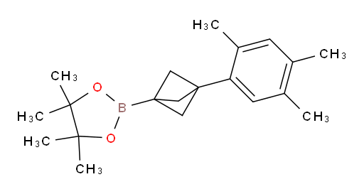 4,4,5,5-tetramethyl-2-[3-(2,4,5-trimethylphenyl)bicyclo[1.1.1]pentan-1-yl]-1,3,2-dioxaborolane