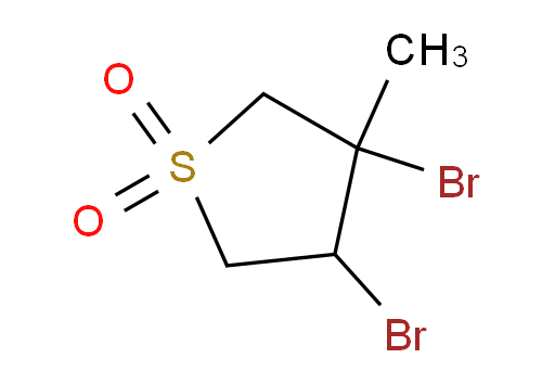 3,4-dibromo-3-methyl-1lambda6-thiolane-1,1-dione