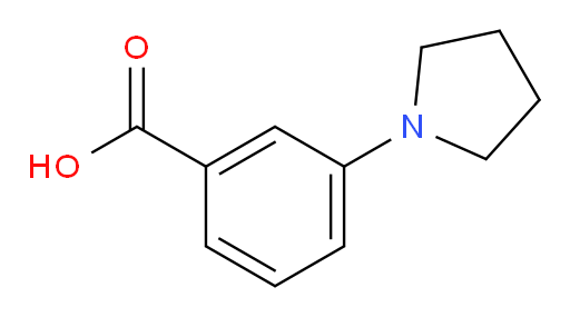 3-(pyrrolidin-1-yl)benzoic acid