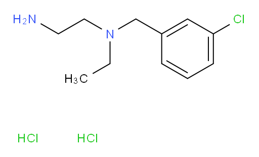 (2-aminoethyl)[(3-chlorophenyl)methyl]ethylamine dihydrochloride