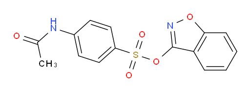 1,2-benzoxazol-3-yl 4-acetamidobenzene-1-sulfonate