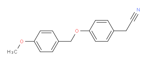 2-{4-[(4-methoxyphenyl)methoxy]phenyl}acetonitrile