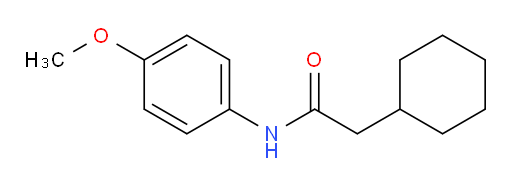 2-cyclohexyl-N-(4-methoxyphenyl)acetamide