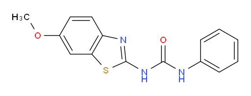 3-(6-methoxy-1,3-benzothiazol-2-yl)-1-phenylurea