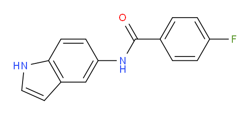 4-fluoro-N-(1H-indol-5-yl)benzamide