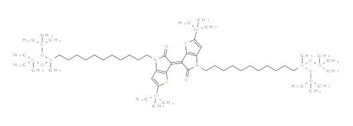 (E)-4,4'-bis(11-(1,1,1,3,5,5,5-heptamethyltrisiloxan-3-yl)undecyl)-2,2'-bis(trimethylstannyl)-[6,6'-bithieno[3,2-b]pyrrolylidene]-5,5'(4H,4'H)-dione