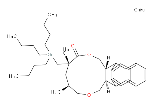 (4S,6S,9aR,15aR)-4,6-dimethyl-4-((tributylstannyl)methyl)-4,5,6,7,9a,10,15,15a-octahydro-1H-10,15-[1,2]benzenonaphtho[2,3-c][1,6]dioxacycloundecin-3(9H)-one
