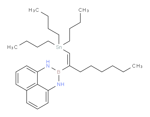 (E)-2-(1-(tributylstannyl)oct-1-en-2-yl)-2,3-dihydro-1H-naphtho[1,8-de][1,3,2]diazaborinine