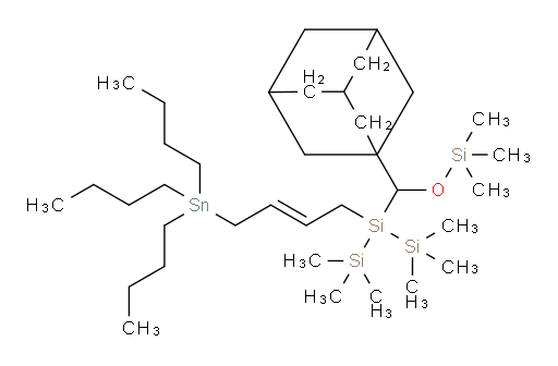 (E)-4-(adamantan-1-yl)-10,10-dibutyl-2,2-dimethyl-5,5-bis(trimethylsilyl)-3-oxa-2,5-disila-10-stannatetradec-7-ene