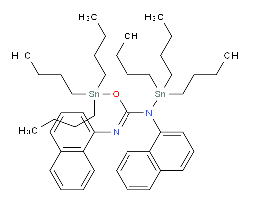 (Z)-tributylstannyl N,N'-di(naphthalen-1-yl)-N-(tributylstannyl)carbamimidate