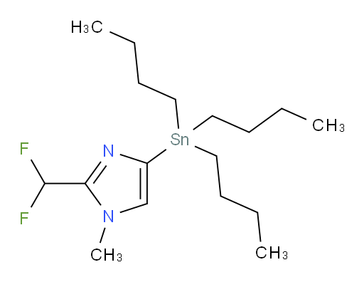 2-(difluoromethyl)-1-methyl-4-(tributylstannyl)-1H-imidazole