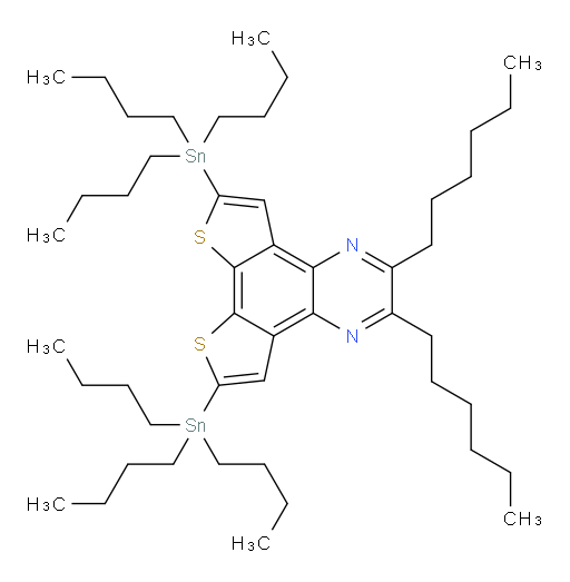 2,3-dihexyl-6,9-bis(tributylstannyl)dithieno[3,2-f:2',3'-h]quinoxaline