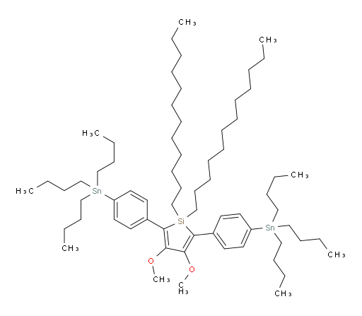 1,1-didodecyl-3,4-dimethoxy-2,5-bis(4-(tributylstannyl)phenyl)-1H-silole