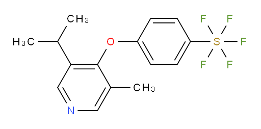 4-((3-isopropyl-5-methylpyridin-4-yl)oxy)(pentafluoromercapto)benzene