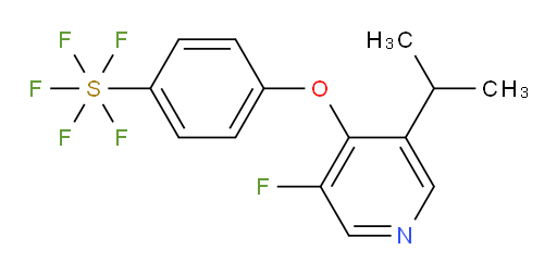 4-((3-fluoro-5-isopropylpyridin-4-yl)oxy)(pentafluoromercapto)benzene