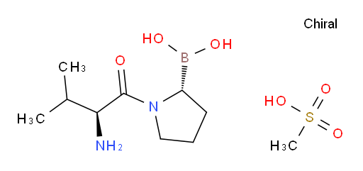 methanesulfonic acid compound with ((R)-1-((S)-2-amino-3-methylbutanoyl)pyrrolidin-2-yl)boronic acid (1:1)