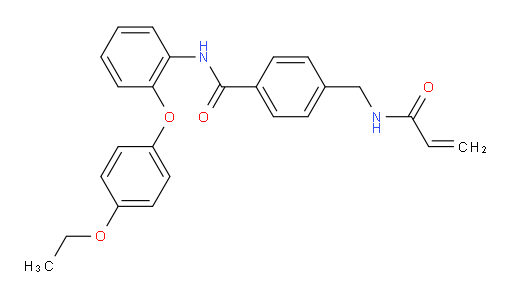N-[2-(4-Ethoxyphenoxy)phenyl]-4-[[(1-oxo-2-propen-1-yl)amino]methyl]benzamide