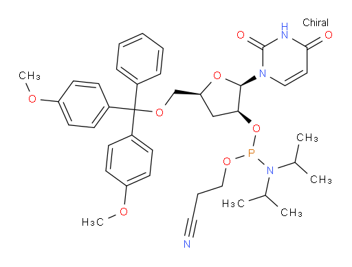5'-O-DMTr-3'-deoxyuridine 2'-CED phosphoramidite