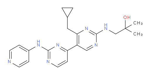 1-[[4′-(Cyclopropylmethyl)-2-(4-pyridinylamino)[4,5′-bipyrimidin]-2′-yl]amino]-2-methyl-2-propanol
