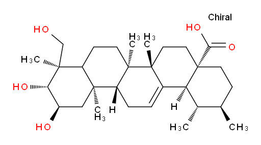 (1S,2R,4aS,6aS,6bR,9R,10R,11R,12aR,12bR,14bS)-10,11-dihydroxy-9-(hydroxymethyl)-1,2,6a,6b,9,12a-hexamethyl-1,2,3,4,4a,5,6,6a,6b,7,8,8a,9,10,11,12,12a,12b,13,14b-icosahydropicene-4a-carboxylic acid