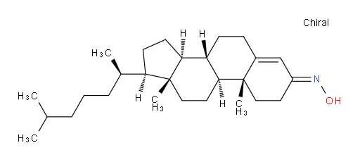 (8S,9S,10R,13R,14S,17R)-10,13-dimethyl-17-((R)-6-methylheptan-2-yl)-6,7,8,9,10,11,12,13,14,15,16,17-dodecahydro-1H-cyclopenta[a]phenanthren-3(2H)-one oxime