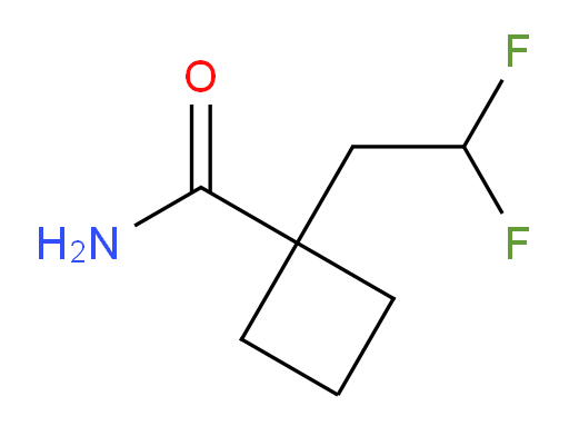 1-(2,2-difluoroethyl)cyclobutane-1-carboxamide