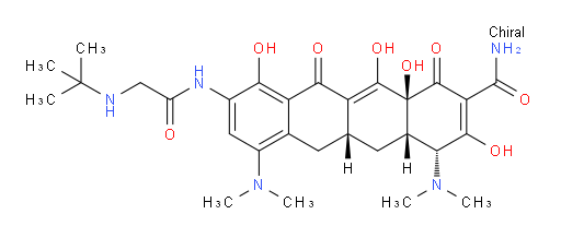 (4R,4aS,5aR,12aS)-4,7-Bis(dimethylamino)-9-[[2-[(1,1-dimethylethyl)amino]acetyl]amino]-1,4,4a,5,5a,6,11,12a-octahydro-3,10,12,12a-tetrahydroxy-1,11-dioxo-2-naphthacenecarboxamide