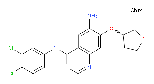N4-(3,4-Dichlorophenyl)-7-[[(3S)-tetrahydro-3-furanyl]oxy]-4,6-quinazolinediamine
