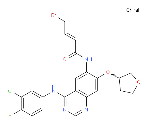 (2E)-4-Bromo-N-[4-[(3-chloro-4-fluorophenyl)amino]-7-[[(3S)-tetrahydro-3-furanyl]oxy]-6-quinazolinyl]-2-butenamide