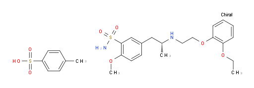 (R)-5-(2-((2-(2-ethoxyphenoxy)ethyl)amino)propyl)-2-methoxybenzenesulfonamide 4-methylbenzenesulfonate