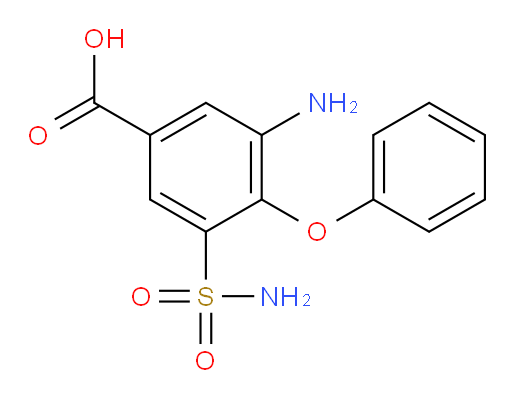 3-amino-4-phenoxy-5-sulfamoylbenzoic acid