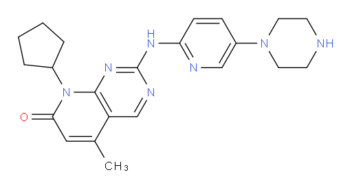8-cyclopentyl-5-methyl-2-((5-(piperazin-1-yl)pyridin-2-yl)amino)pyrido[2,3-d]pyrimidin-7(8H)-one