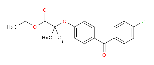 ethyl 2-(4-(4-chlorobenzoyl)phenoxy)-2-methylpropanoate