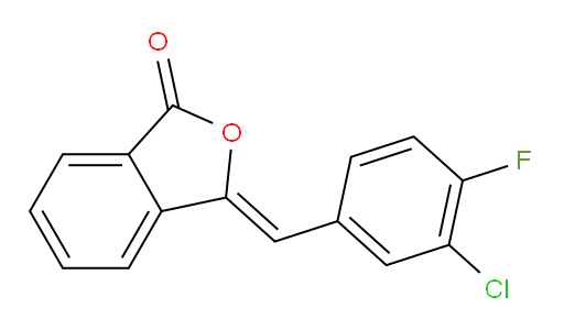 (Z)-3-(3-chloro-4-fluorobenzylidene)isobenzofuran-1(3H)-one