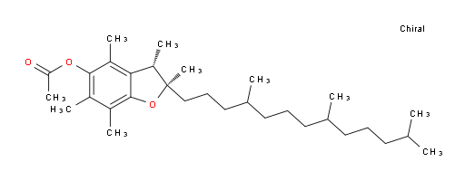 (2R,3S)-2,3,4,6,7-pentamethyl-2-(4,8,12-trimethyltridecyl)-2,3-dihydrobenzofuran-5-yl acetate