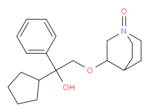3-(2-cyclopentyl-2-hydroxy-2-phenylethoxy)quinuclidine 1-oxide