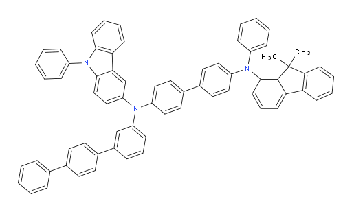 N4-([1,1':4',1''-terphenyl]-3-yl)-N4'-(9,9-dimethyl-9H-fluoren-1-yl)-N4'-phenyl-N4-(9-phenyl-9H-carbazol-3-yl)-[1,1'-biphenyl]-4,4'-diamine