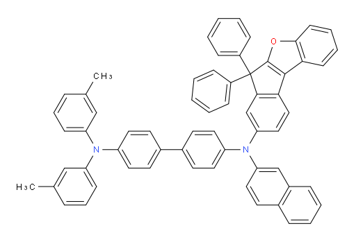 N4-(6,6-diphenyl-6H-indeno[2,1-b]benzofuran-8-yl)-N4-(naphthalen-2-yl)-N4',N4'-di-m-tolyl-[1,1'-biphenyl]-4,4'-diamine