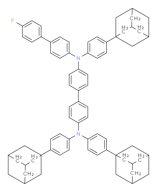 N4,N4,N4'-tris(4-(adamantan-1-yl)phenyl)-N4'-(4'-fluoro-[1,1'-biphenyl]-4-yl)-[1,1'-biphenyl]-4,4'-diamine