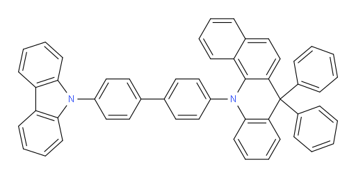 12-(4'-(9H-carbazol-9-yl)-[1,1'-biphenyl]-4-yl)-7,7-diphenyl-7,12-dihydrobenzo[c]acridine