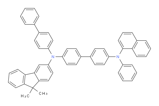 N4-([1,1'-biphenyl]-4-yl)-N4-(9,9-dimethyl-9H-fluoren-3-yl)-N4'-(naphthalen-1-yl)-N4'-phenyl-[1,1'-biphenyl]-4,4'-diamine