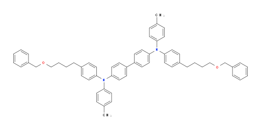 N4,N4'-bis(4-(4-(benzyloxy)butyl)phenyl)-N4,N4'-di-p-tolyl-[1,1'-biphenyl]-4,4'-diamine