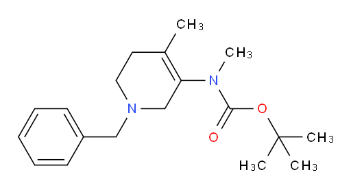 tert-butyl (1-benzyl-4-methyl-1,2,5,6-tetrahydropyridin-3-yl)(methyl)carbamate